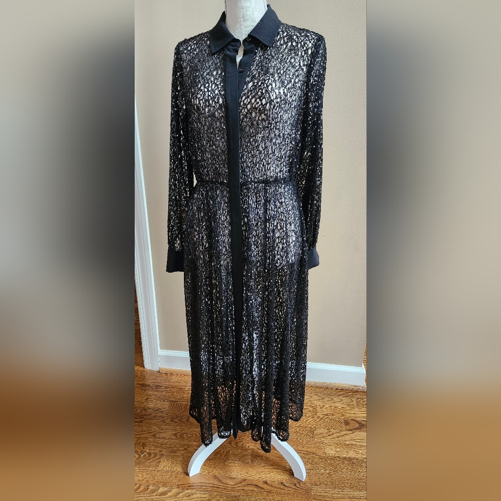 Elegant Black Lace Dress